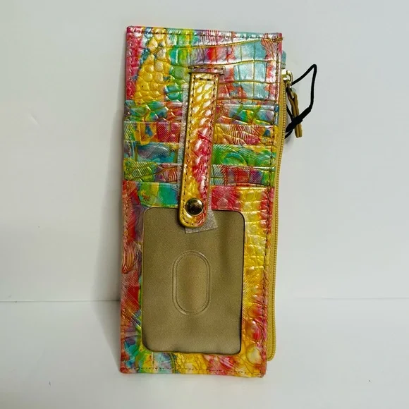Brahmin Med Asher Buttercup Melbourne Tote & Credit Card Wallet MSRP $390